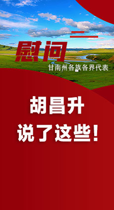  圖解|慰問(wèn)甘南州各族各界代表 胡昌升說(shuō)了這些！